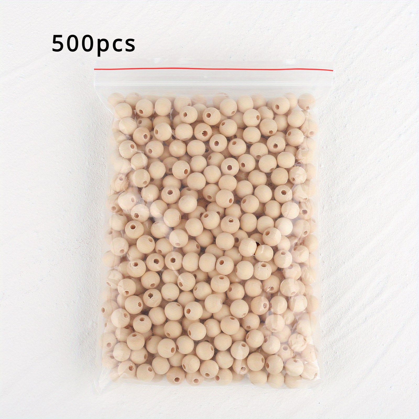 500pcs 10mm Wooden - For Diy , Ornaments & Decor