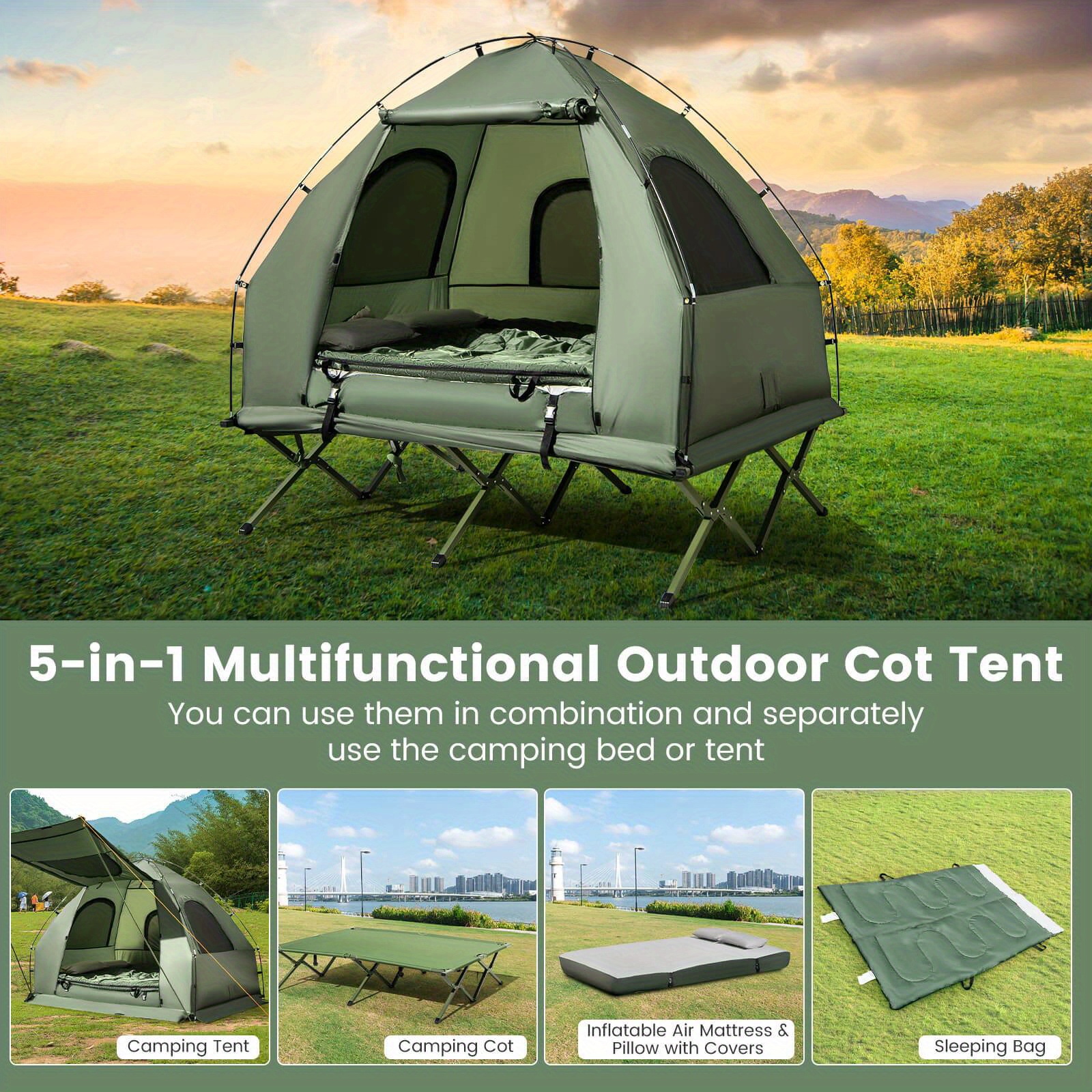 2 person camping cots top