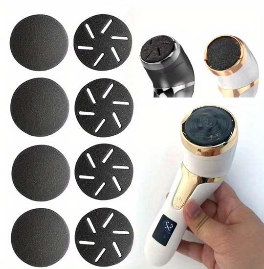 Niskoalergeni, pogodni za kožu: Zamenjivi valjci za uklanjanje - Izdržljivi grubi i fini pijesak za bezbolnu piling, alat za negu stopala i ruku sa plastičnim glavama valjaka, idealan za kožu (povoljno)