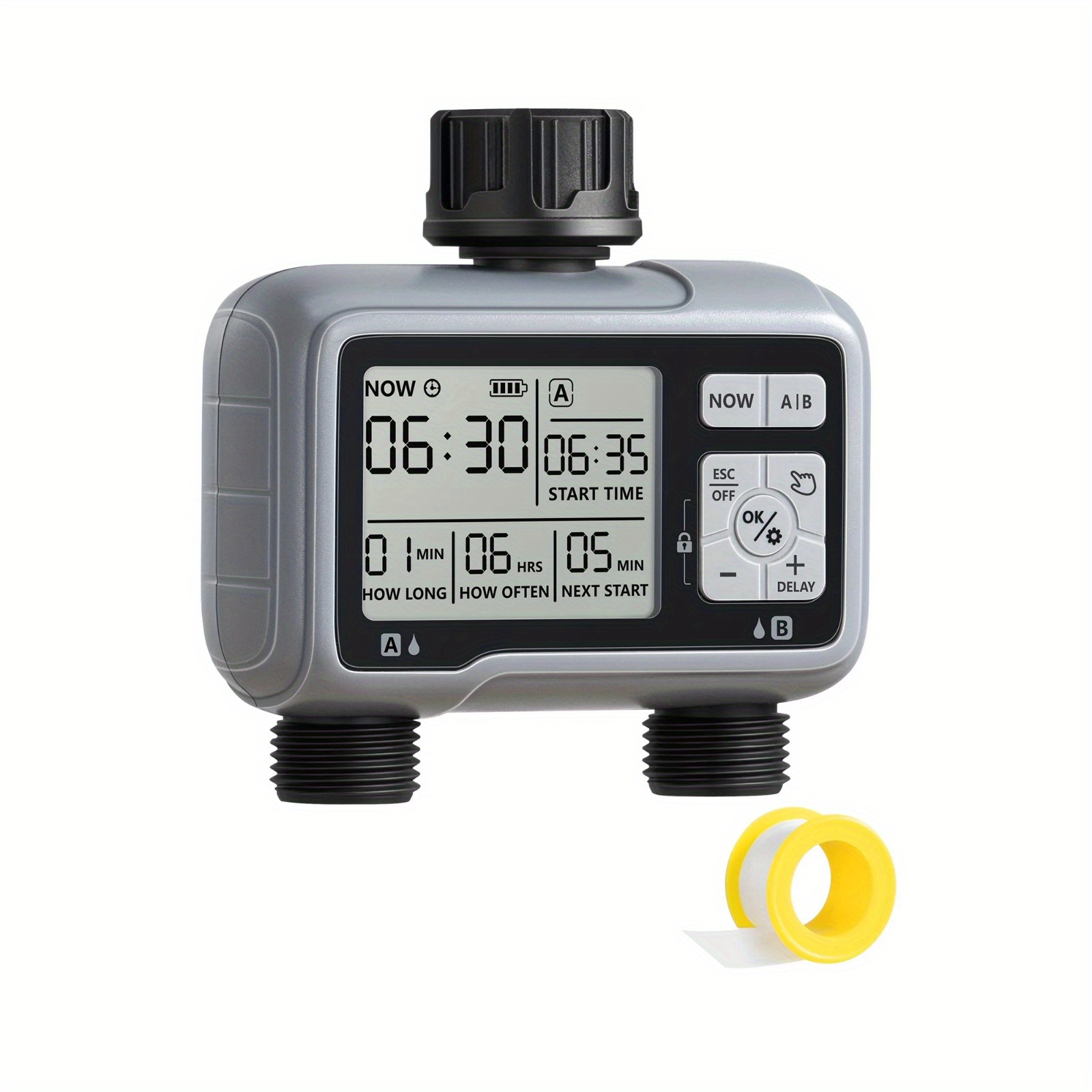 

Dewenwils Water Timer For Hose Irrigation Sprinkler Timer Programmable Rain Delay Automatic Watering For Garden