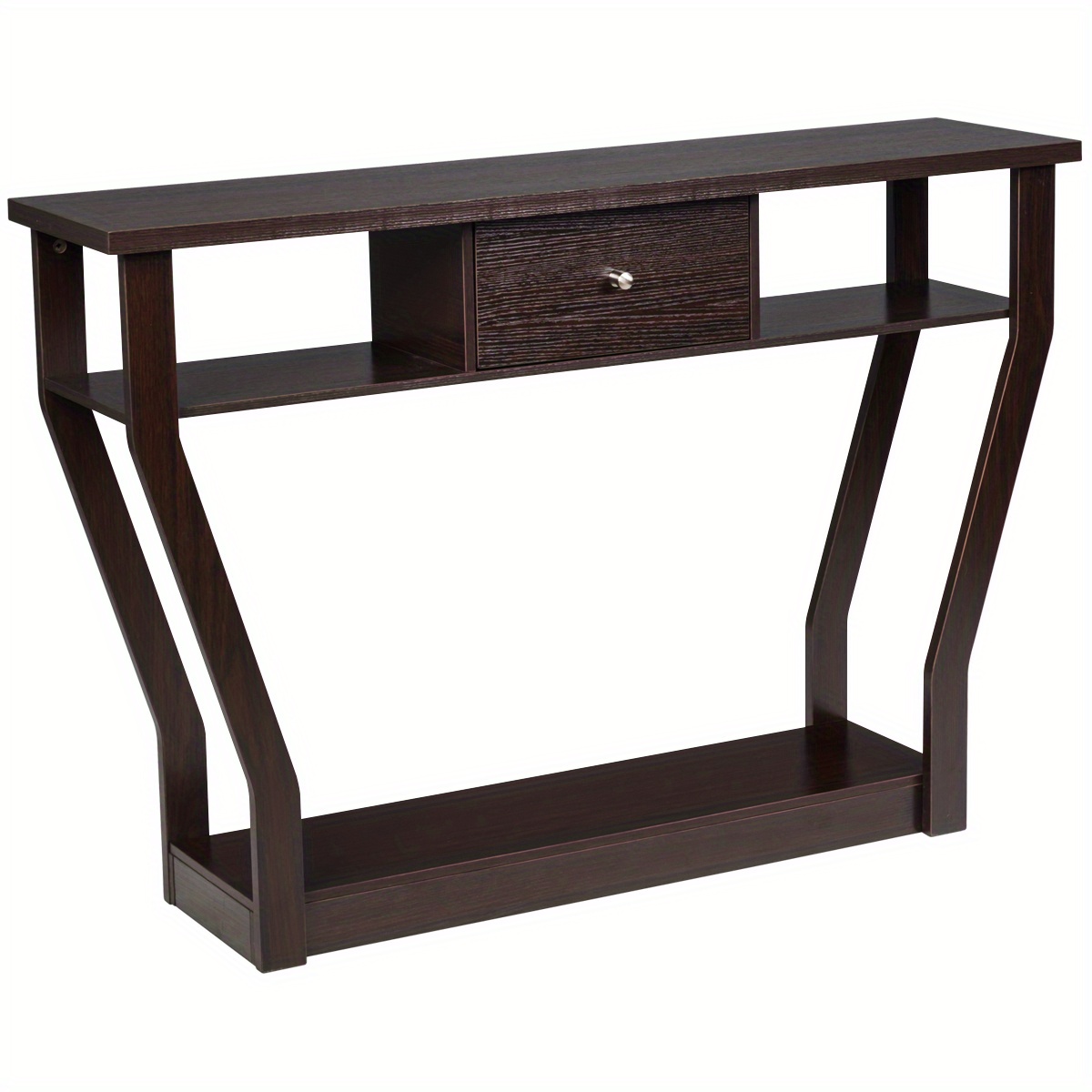 

Maxmass Console Table Modern Sofa Accent Table W/drawer Entryway Hallway Hall Brown