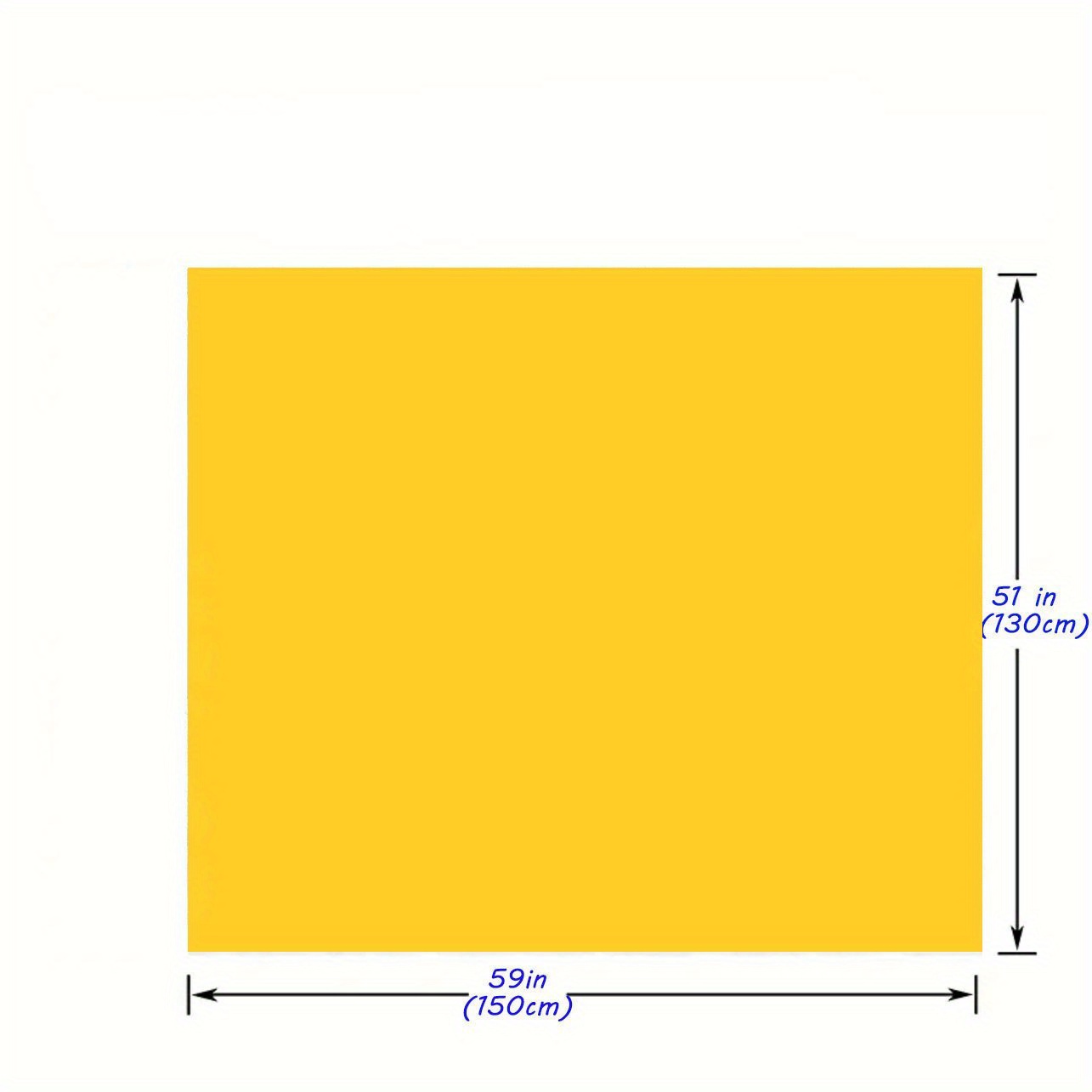 TEMU 1pc Yellow Solid Color Photography Backdrop Suitable For Photo Studio, Weddings, Birthdays, Corporate Events - (39x59inch, 51x59inch,