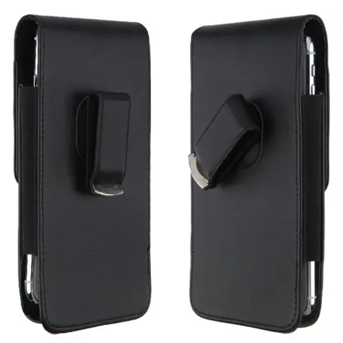 xl size vertical pouch y seriesi phone pouch cell phone belt holder with clip holster for iphone 16 pro max plus 15 pro 15 pro max galaxy s24 plus s24 g power 5g 2024 moto g 5g 2024 black