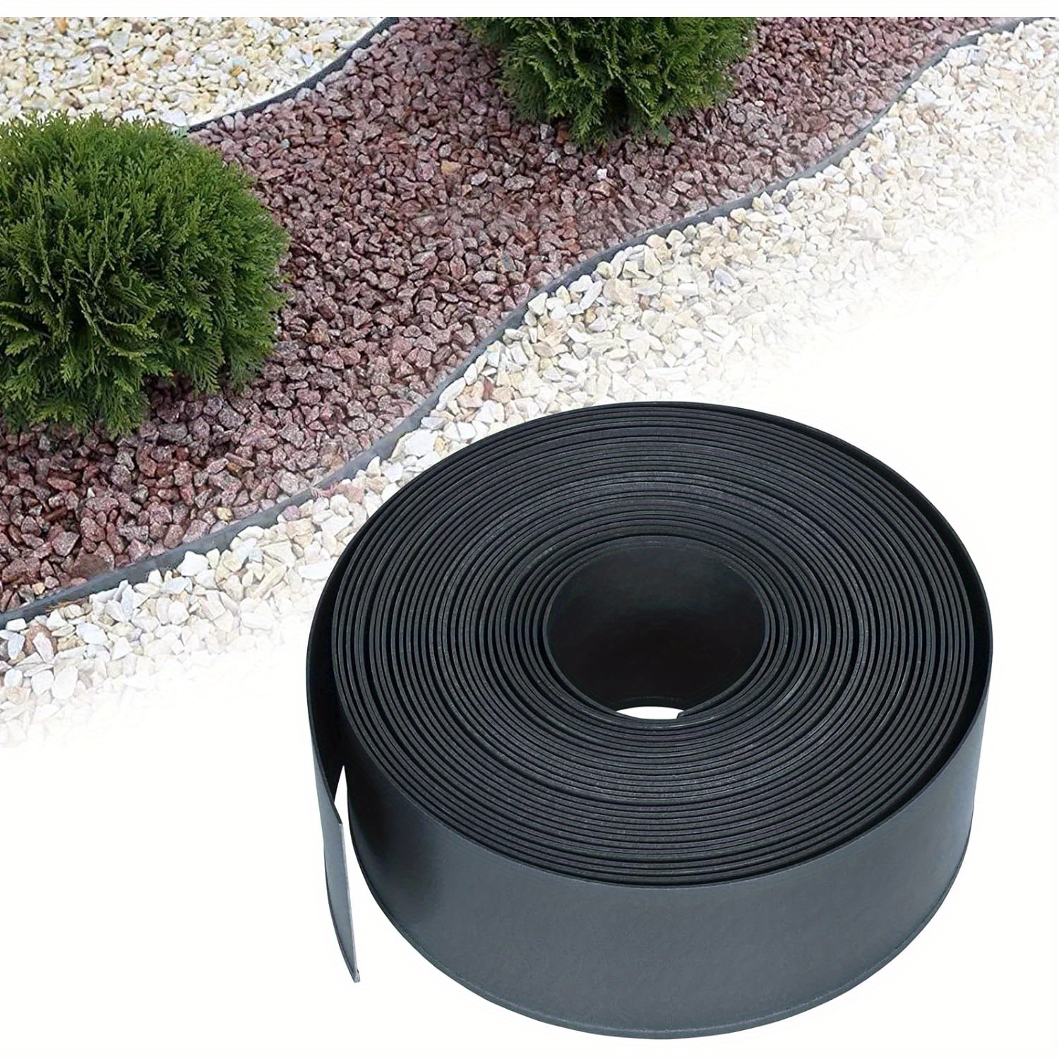 

Trmlbe Lawn Edging Plastic Bed Edging Bed Edge Uv Protection Weather Resistant Lawn Edging Garden Lawn Decoration