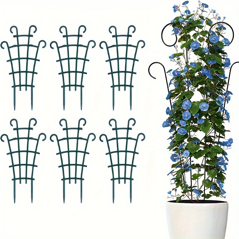 

6-piece Garden Trellis Set - Stackable, Versatile Plant Support For Climbers - Ideal For Patio, Lawn & Balcony Greenery