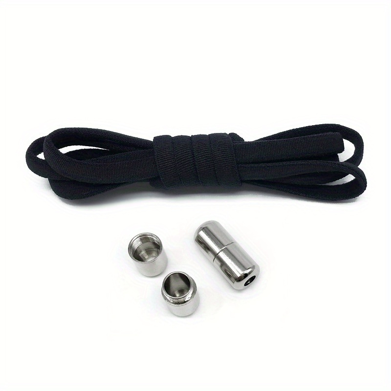 1pair 100cm*0.5cm Elastic No Tie Shoelaces Shoe Laces For Adult Sneakers Quick Shoelaces