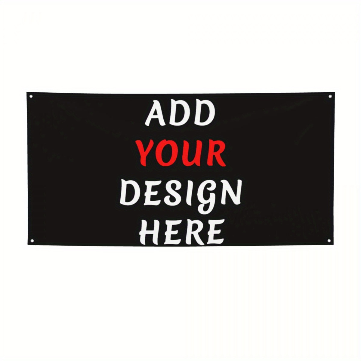 

Custom Personalized Banner For Indoor/outdoor Use - Large Black Polyester Printed Banner For Business Events, Birthday Parties & Garden Decorations - Father's Day Party Supplies & Decor, 1pc