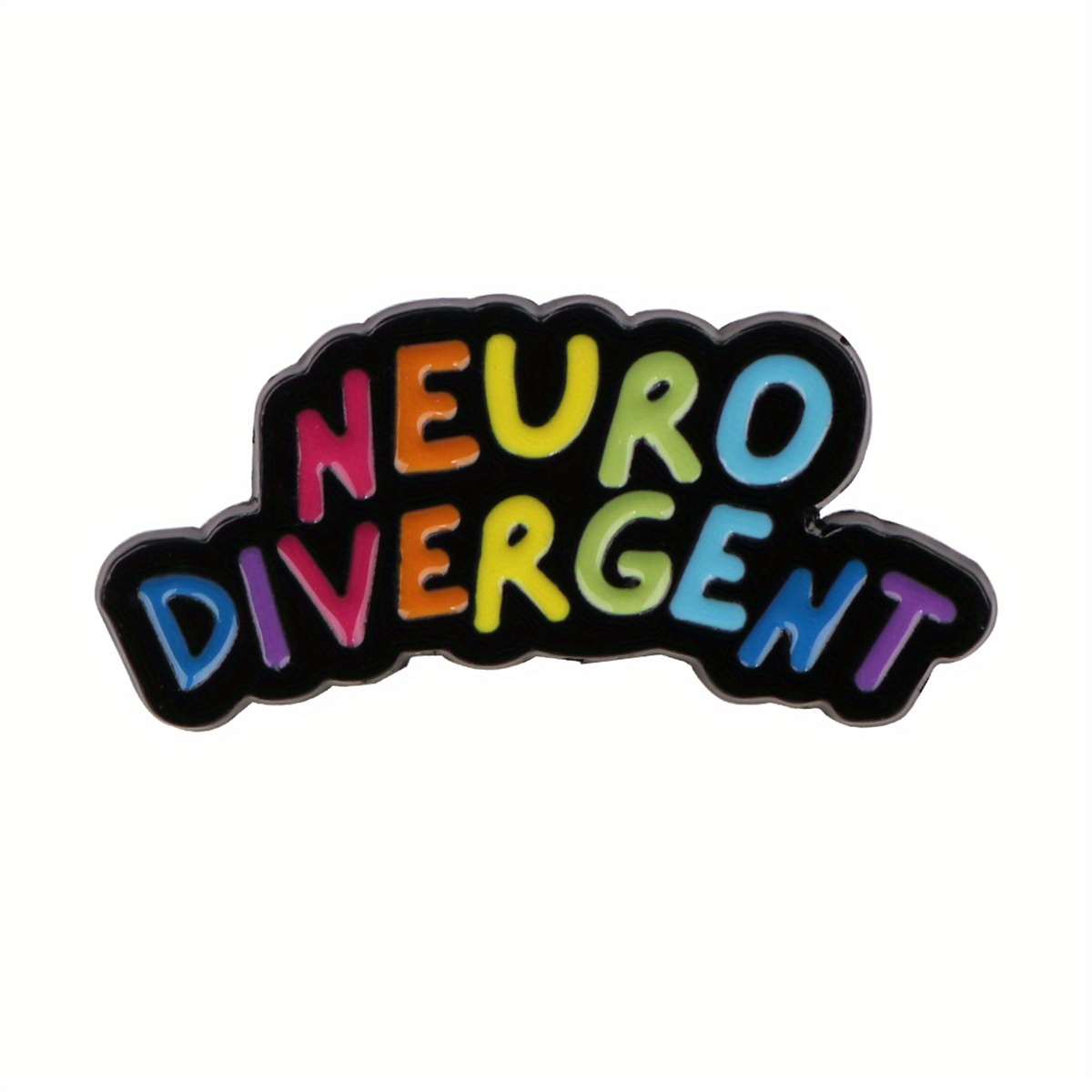 1pc Neuro Divergent Enamel Pin Brooches Lapel Pins Backpack Accessories Decorative Jewelry Holiday Gift