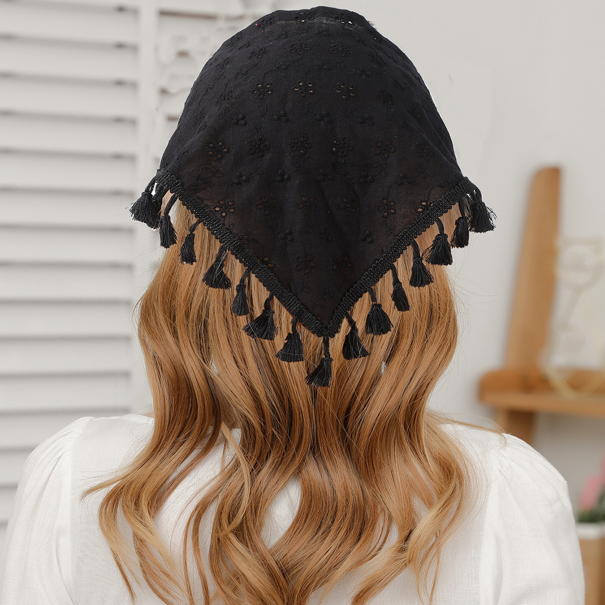Crochet Lace & Chiffon Headband sddefault.jpg main image 4