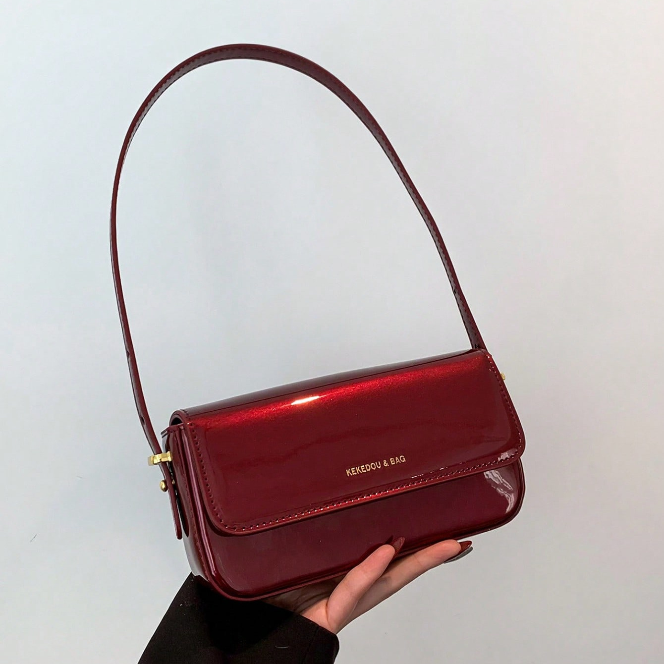 

Clean Color Elegant Style Pu Square Shoulder Bag For Women Casual Travel & Daily Commuting