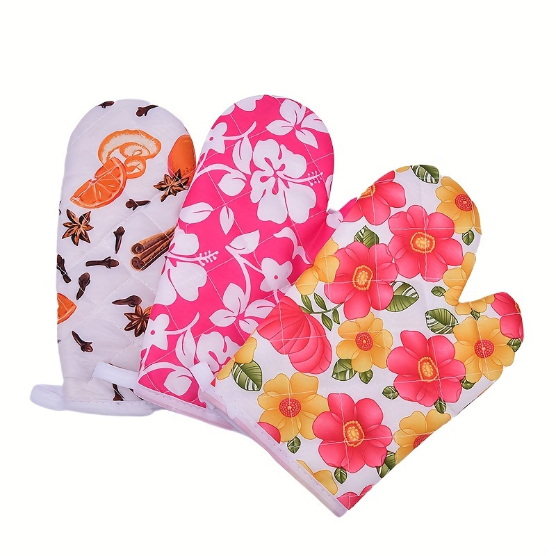 

2 Pieces Fabric Baking Gloves - Suitable For Food Contact - Kitchen And Baking Essentials