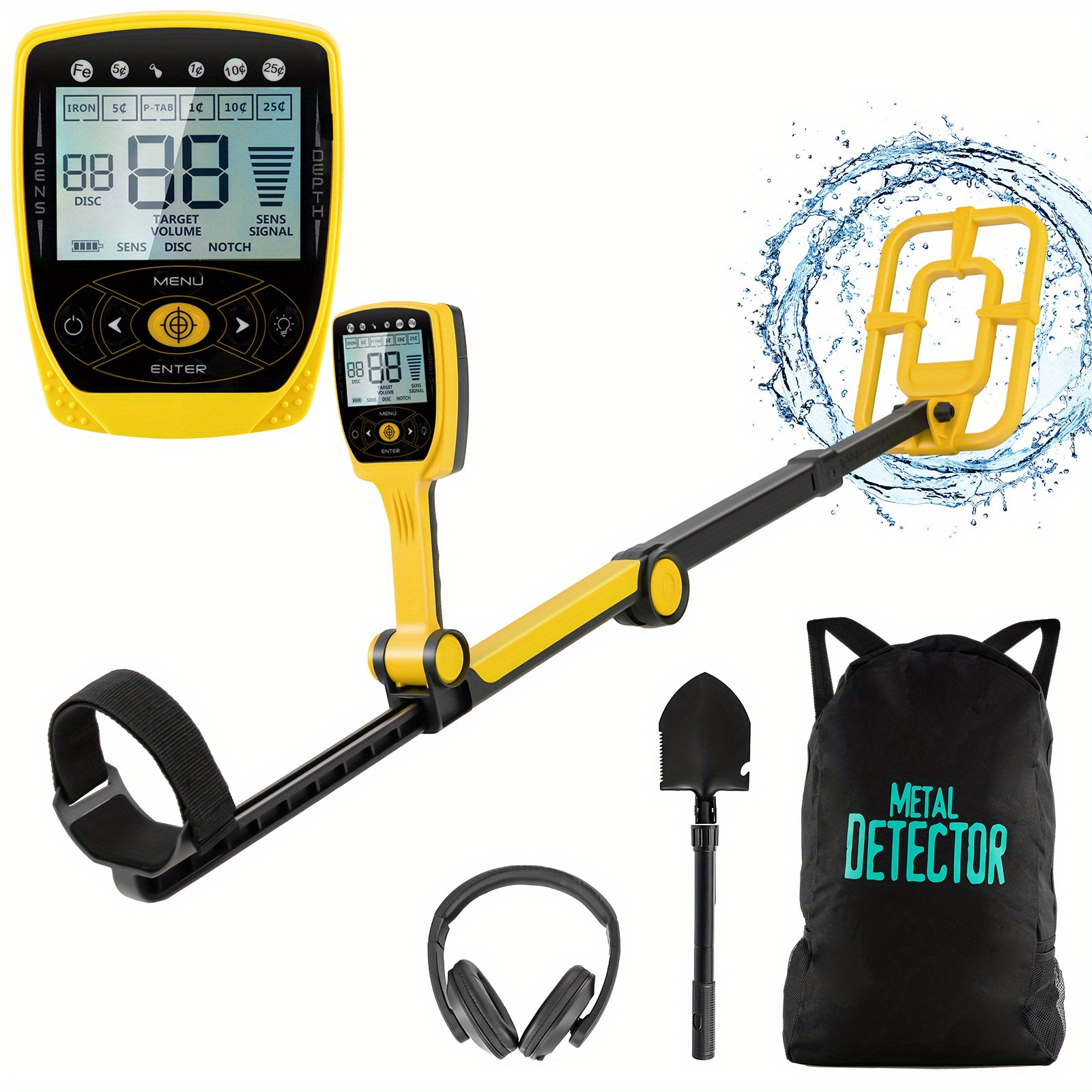

Lifezeal Foldable Metal Detector For Adults Professional & Waterproof Gold Detector