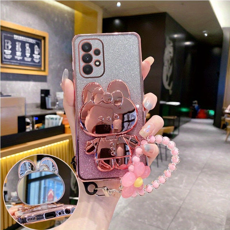 flower strap rabbit phone holder case Temu Bahrain