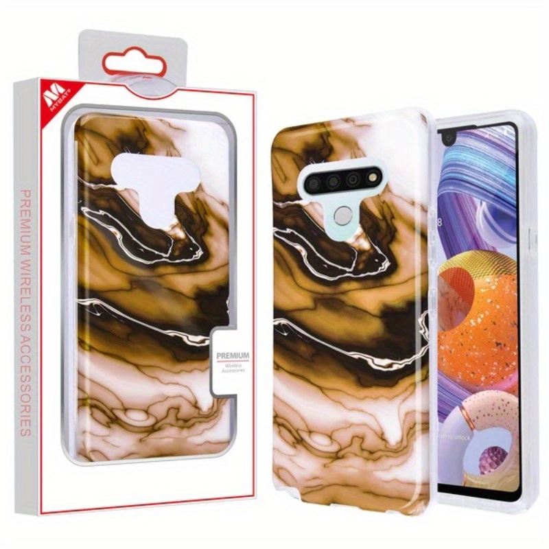 

Frame Hybrid Case For - Original Stone Marbling Transparent