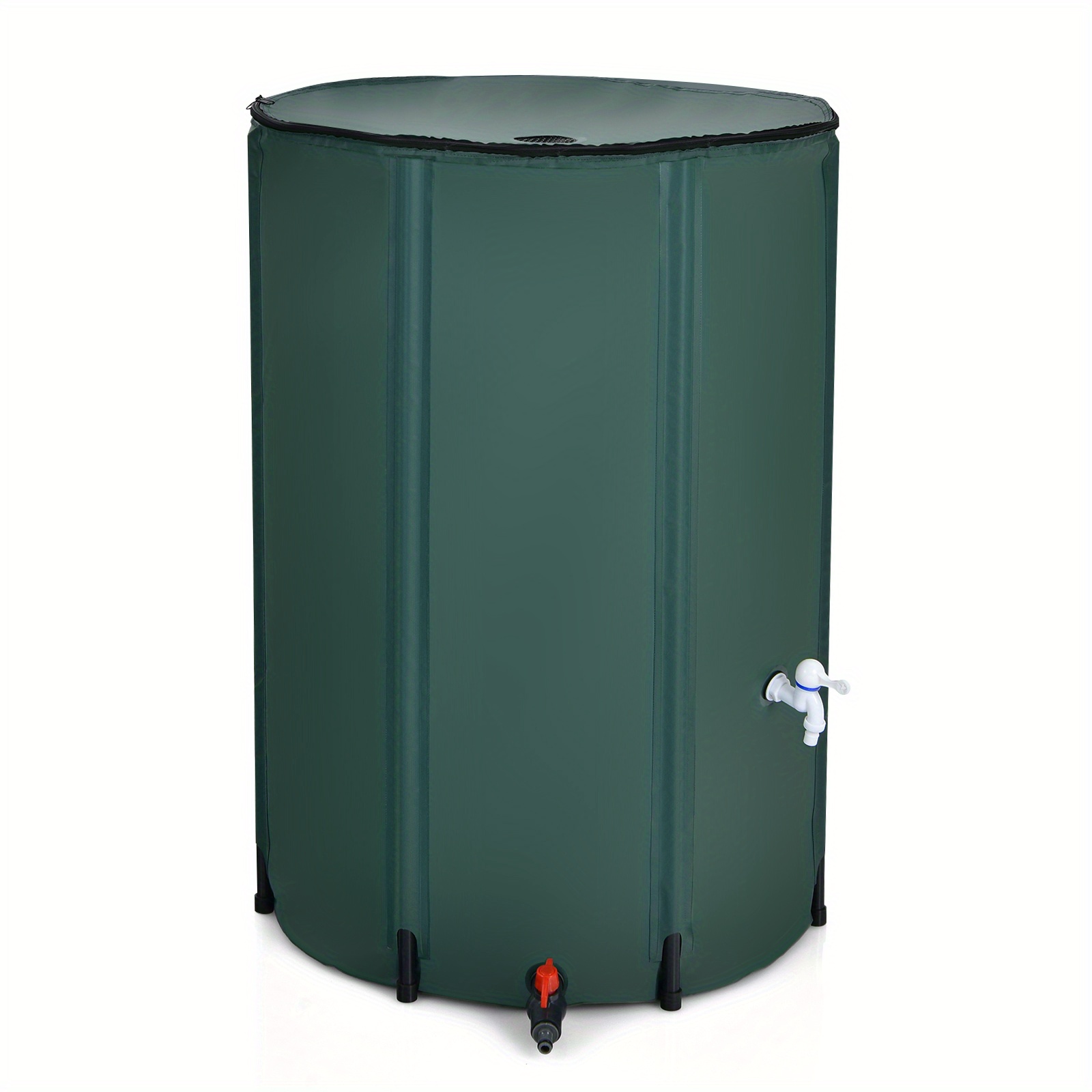 

Lifezeal 100 Gallon Portable Rain Barrel Water Collector Collapsibletank W/spigot Filter
