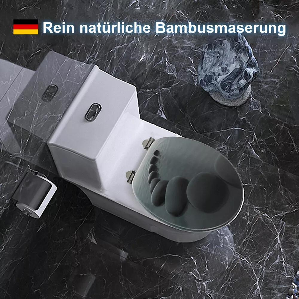 Wc Seat Toilet Seat With Automatic Lowering, Mdf , Softclose Hinge