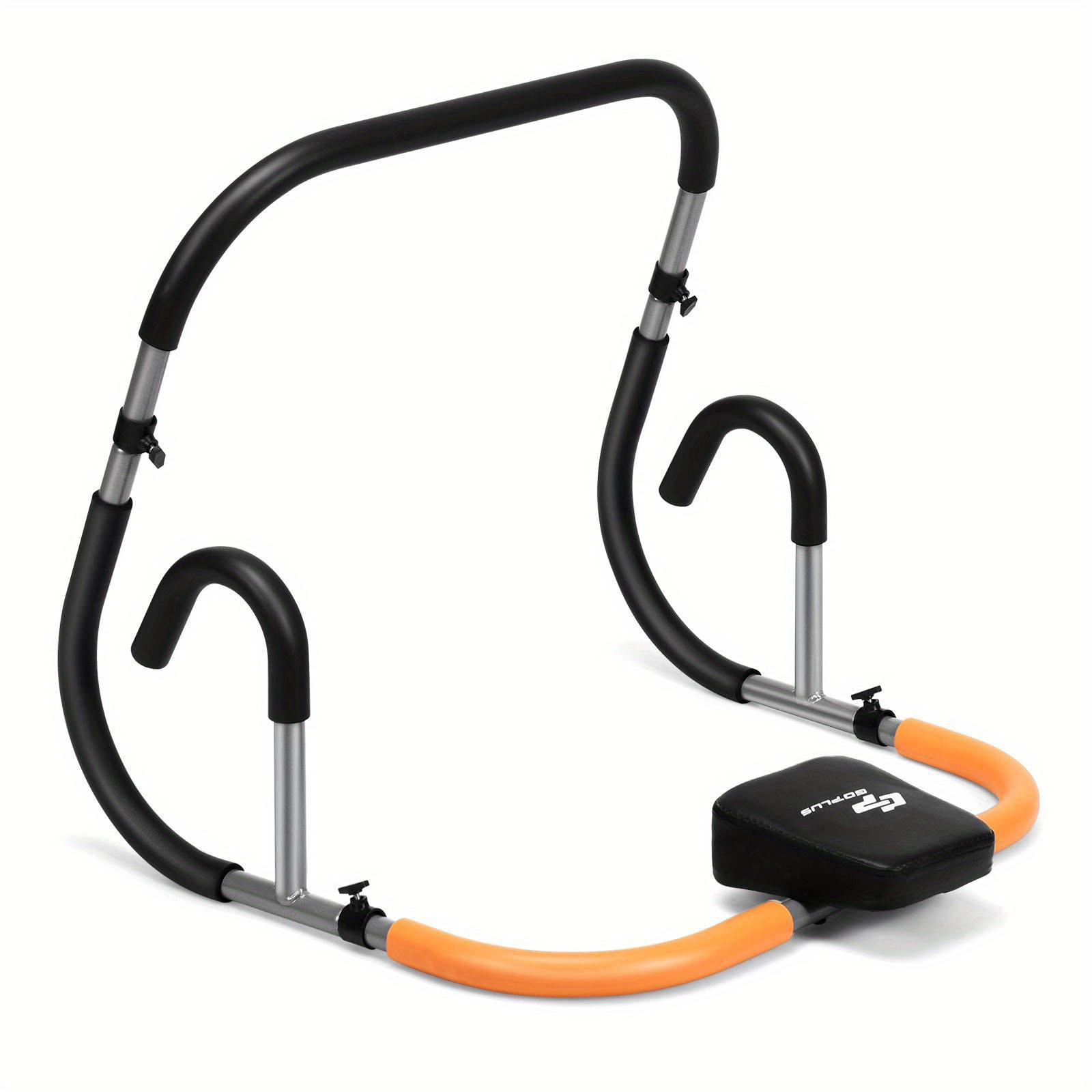 LIFEZEAL Portable Ab Cruncher Machine Workout Equipment Abdominal Exercise Machine Black