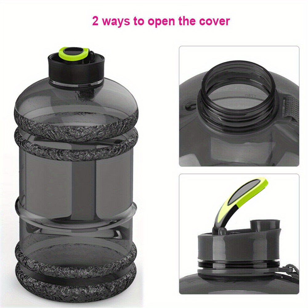 2.2L Large Water Bottle Cap Drink Kettle BPA Free Sport Gym Training Workout