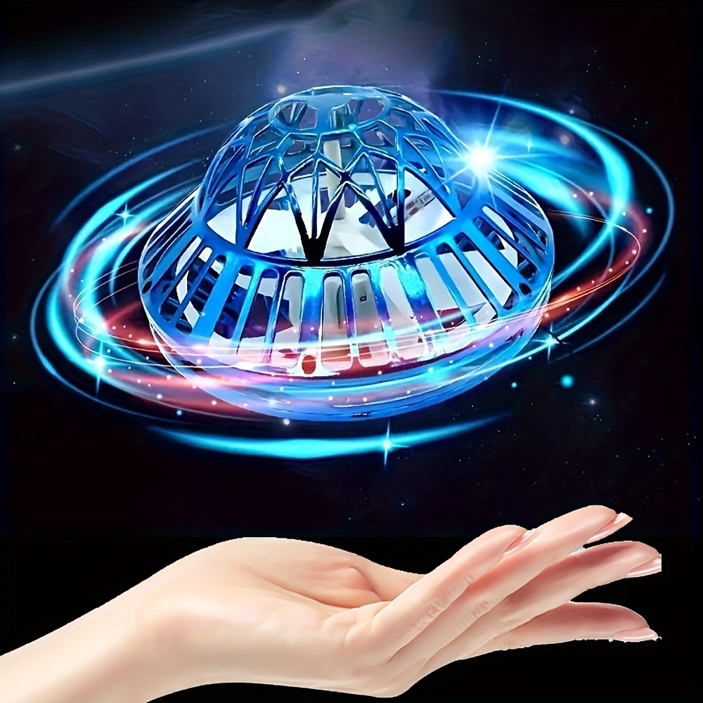 

New Flying Ball Toy, Magic Boomerang Ball With Led Light, Hand Controlled Space Hover Fly Orb Ball, Fidget Spinner Mini Drone Toy, Creative Gift For Birthday Party New Year's Day Easter Back To School