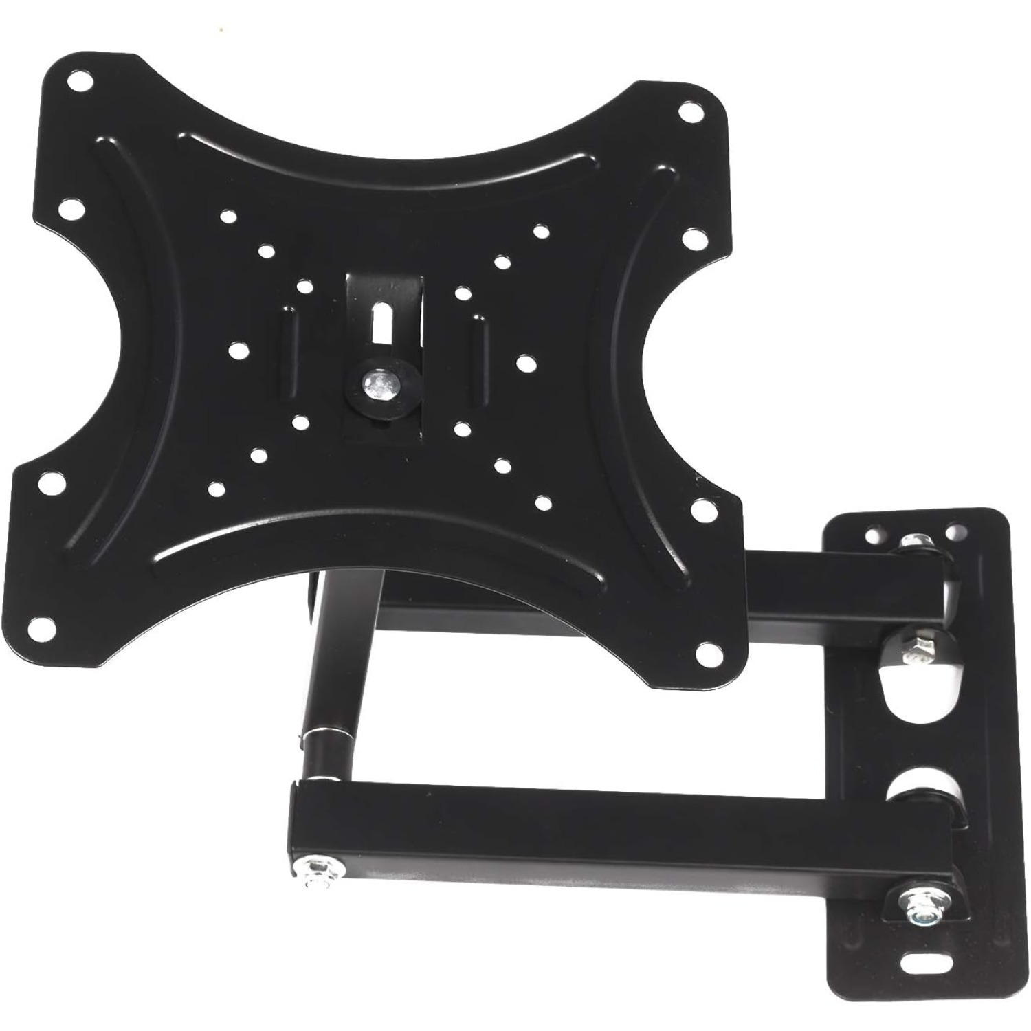 TEMU 1pc Iron Heavy Duty Tv Wall Mount Bracket For 10-42 Inch Screens, Adjustable Tilt Swivel Holder, Full Motion Tv Stand