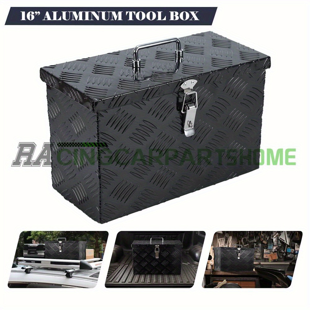 TEMU 16"x 7.5"x 10" Aluminum Car Trailer