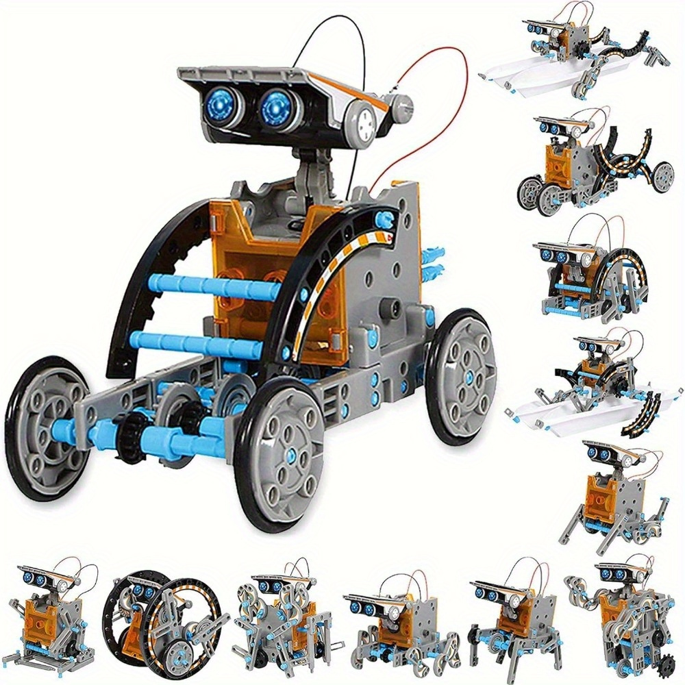 

12-in-1 Education Solar Robot Toys For Boys Ages 8-13, Diy Building Science Experiment Kit Birthday Gifts For Kids 8 9 10 11 12 13 Years Old, Solar Powered By The Sun