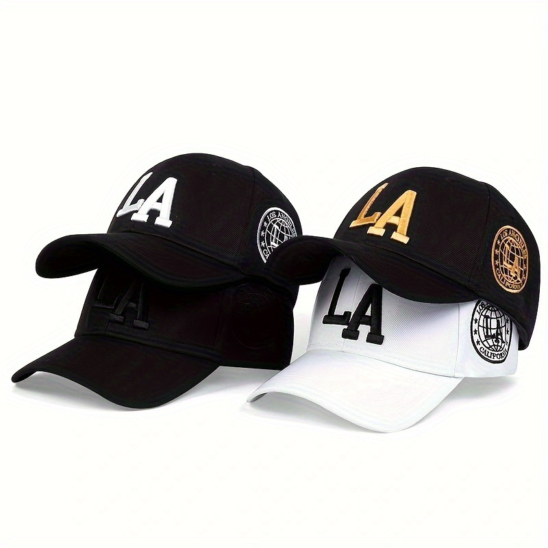 

1pc Unisex Casual Baseball Cap With Letters Pattern, Trendy Versatile Adjustable Peaked Hat, Ideal Choice For Leisure Time And Traveling