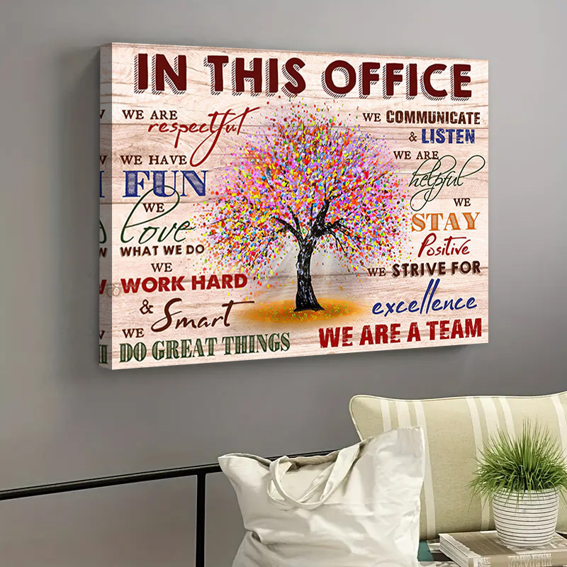 

1pc Framed Inspirational Wall Art For Office Motivational Teamwork Poster Quotes Office Wall Decor Inspirational Wall Decor Pictures Prints For Office Or Bedroom Office Gift Ready To Hang