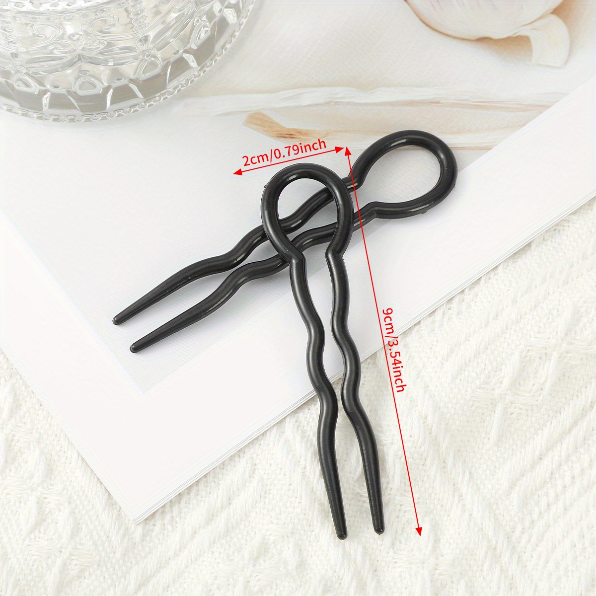 plastic u shaped hair pins set 20 50pcs invisible hairpin grips spiral hair braid twist styling clips elegant minimalist bun maker tools for women bride wedding hairstyle accessories 14 Product details 3