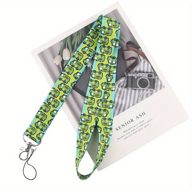 Lanyards For Teachers 2-Pack Stretchy Scrunchie Lanyards For ID Badges & Keys - Retractable Teacher Lanyards With Lobster Clasp Teacher Retractable Lanyard