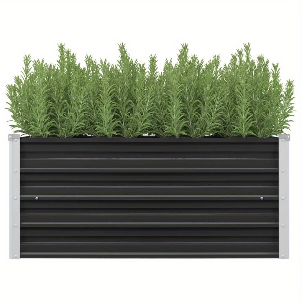 

Jardinière rectangulaire surélevée pour la décoration du jardin, bac à fleurs surélevé pour l'extérieur, la cour, les légumes, les fleurs, les herbes aromatiques, le balcon intérieur, le salon