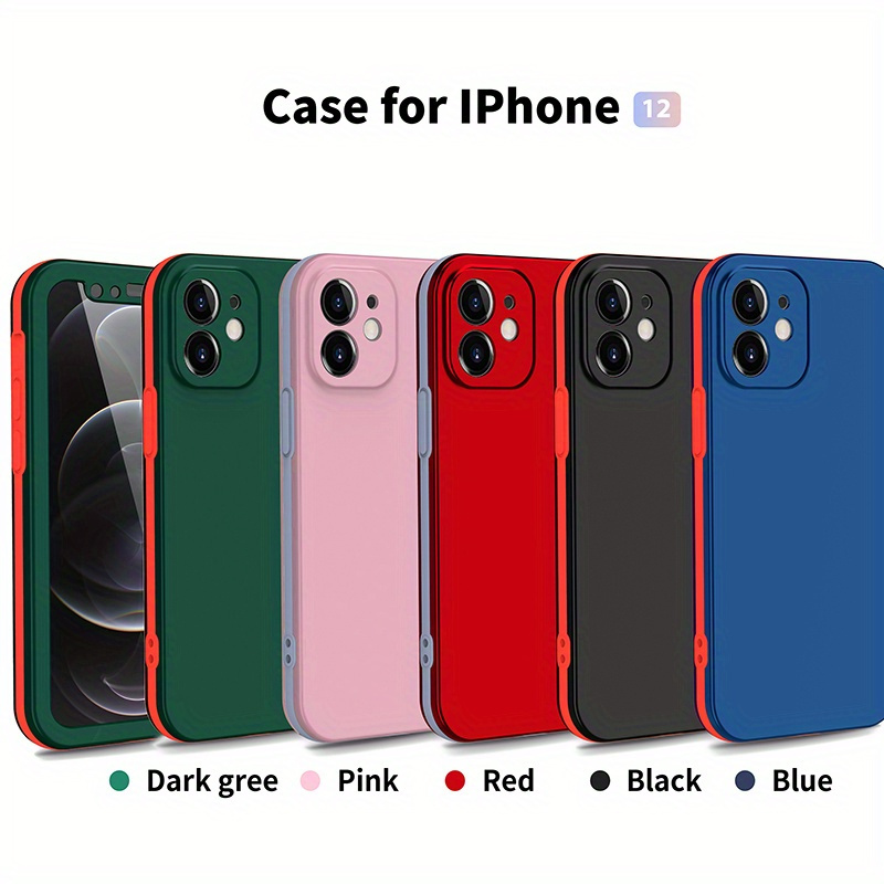 

360° All-protective Mobile Phone Case Shockproof And Drop-proof Tpu&pc Case For Iphone 15 14 13 12 11 Xs Xr X 7 8 Mini Plus Pro Max Se