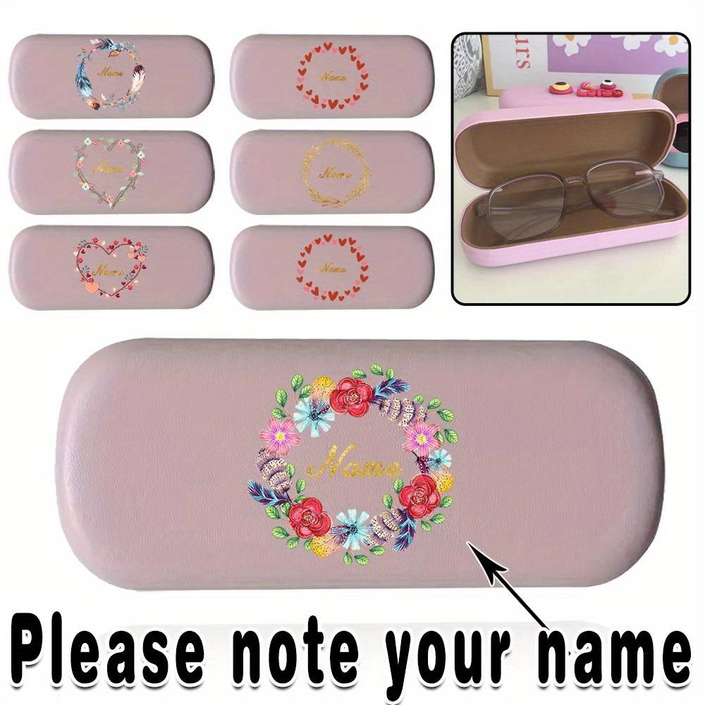 

For , Name Eyeglasses Organizer, Sunglasses Storage , Portable (6.4''x 2.5'')