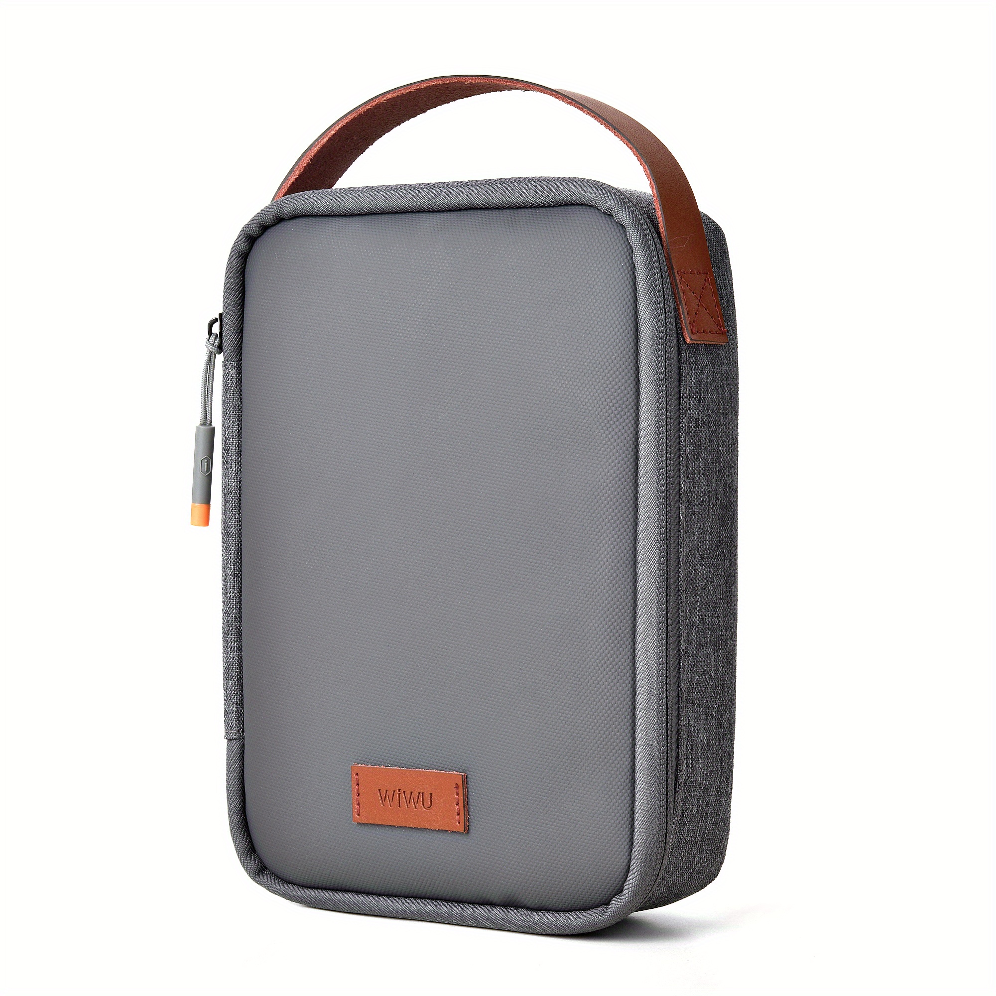 E-shop Kompakter Kabelorganizer-Beutel - Reißverschluss-Tasche für Ladegeräte, Kabel, Kopfhörer – Langlebiger Polyester-Reisezubehör für Büro,