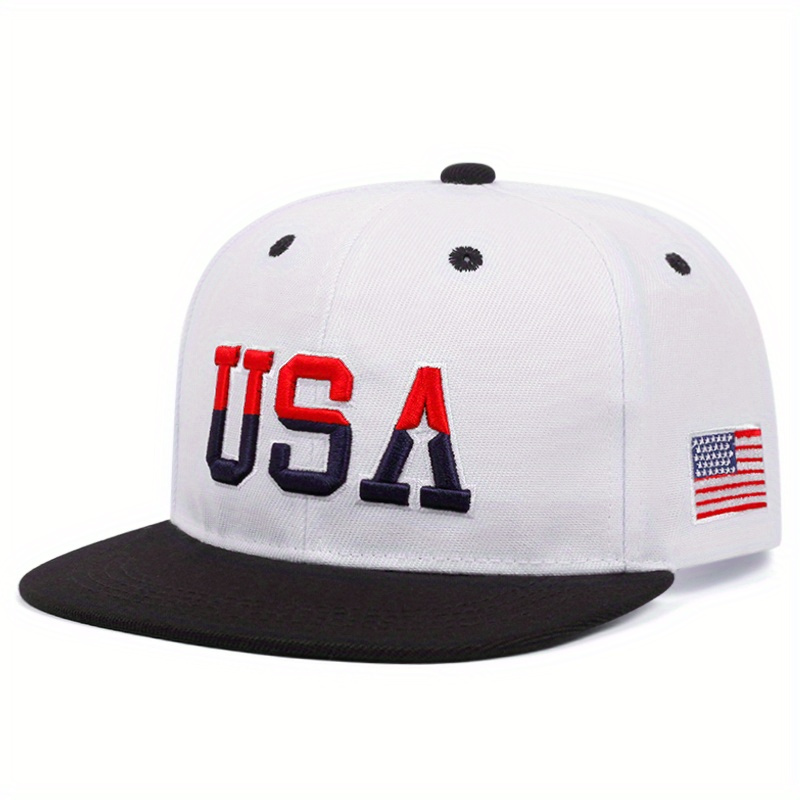 

2pcs Fashion Trends Hot Ladies Outdoor Hip Hop Baseball Cap Snapback Letter Usa Decorative Hat