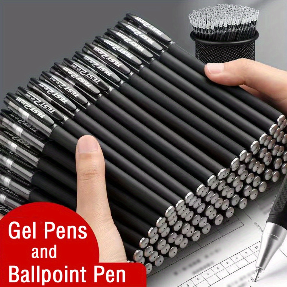 

Gel Pens Set Neutral Pen Black Blue Red Refill Gel Pen Bullet Tip 0.5mm School Office Supplies Stationery Kawaii Accessories