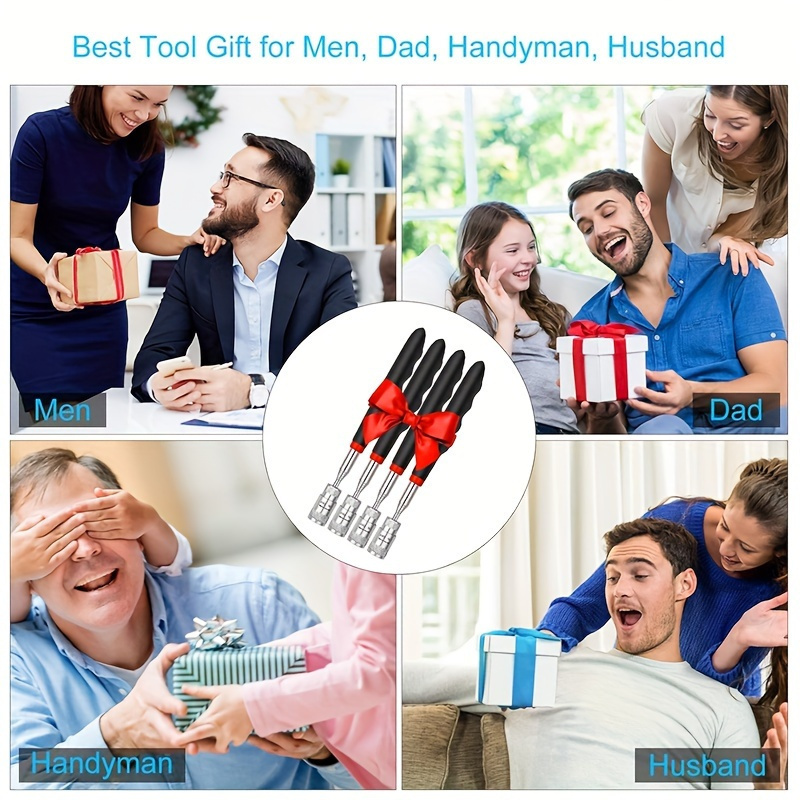 

Magnetic Telescopic Pick Up Tool: 35pounds Picking Up Stick Extendable To 103cm, Flexible Grabber Tool, Portable Retriever Wand - Perfect Gift For Men, Fathers, And Husbands