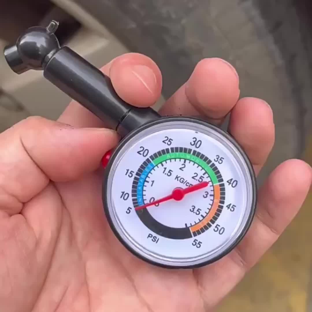 

1pc Automotive, Portable Auto Parts Tire Pressure Gauge, Mechanical Mini Tire Pressure Monitor