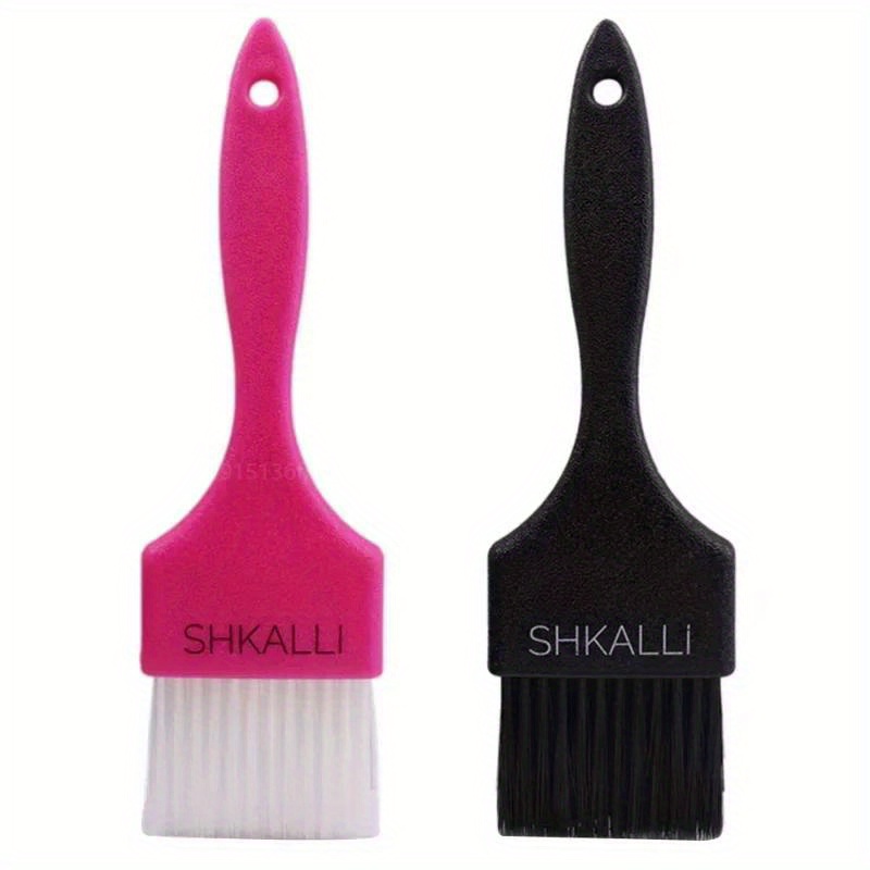 

Shkalli Hair Coloring Brushes: Professional Dye Hair Tools For Home Barber Shop - Abs Plastic Handles And Nylon Brushes For Normal Hair Types