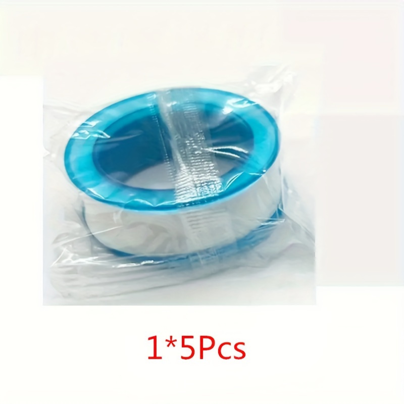 5pcs Tape For Water Pipe Gray Thread Pipe Sealing, Shower Head Pipe Anti-leakage Tape