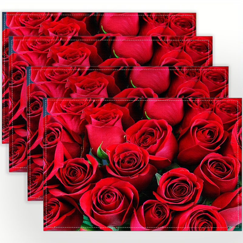 

4pcs Set Placemats - & , Table For Dining &