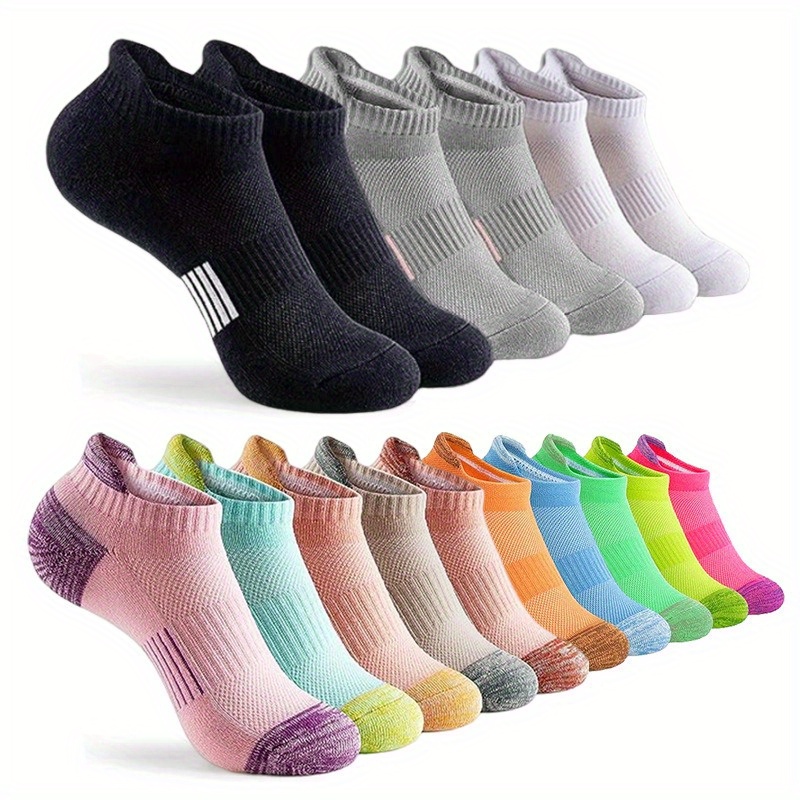 

20pairs Cotton Socks Wholesale Basketball Sports Running Socks Women Men's Boat Socks