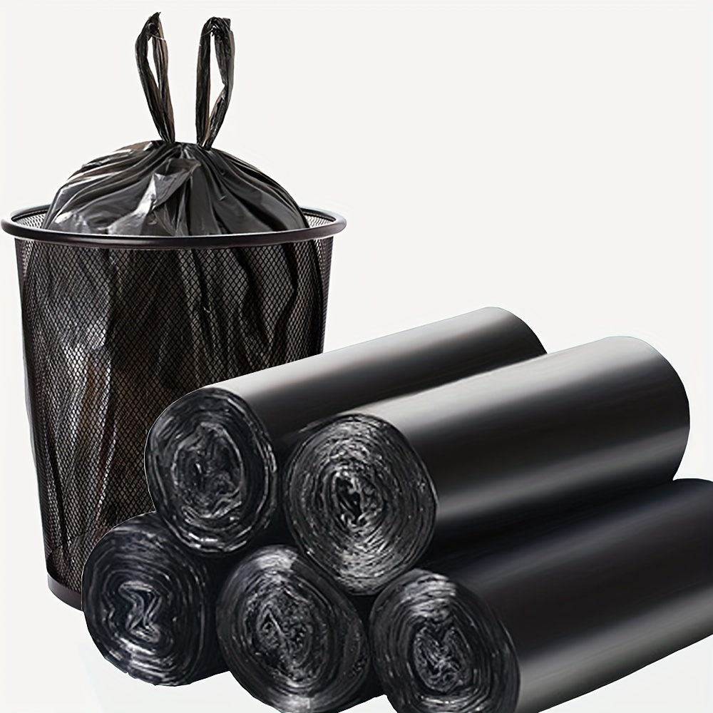 Disposable garbage bags thickened garbage bags handle trash temu
