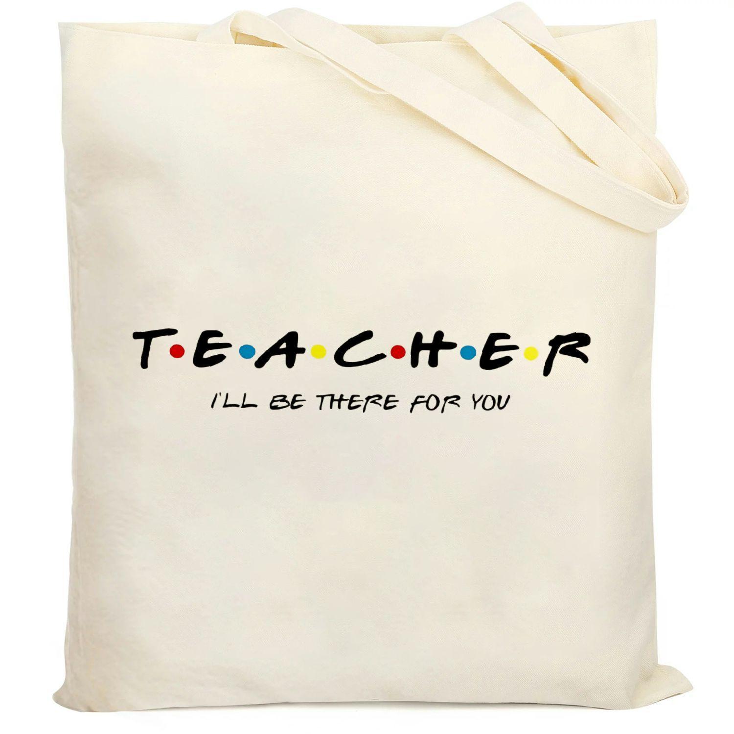 

Teacher Print Shopping Bag, Shoulder Bag, Canvas Bag, Cloth Bag, Shopping Handbag, Shoulder Bag, Large Capacity Tote Bag, Minimalist Handbag, Teacher Appreciation Day