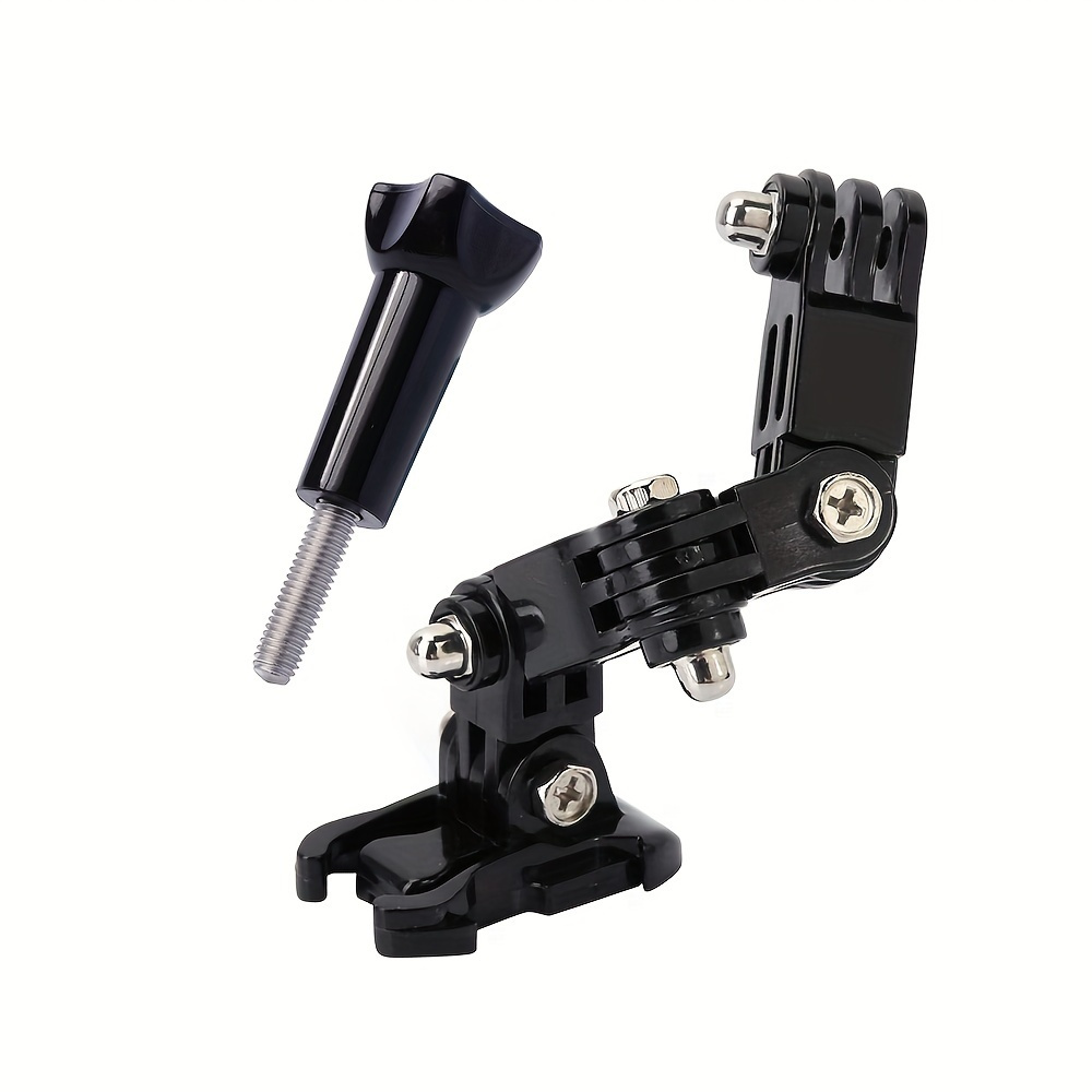 Image of Helmet Mount For Sports Cameras Compatible With For Hero Models 12 Through 5, As Well As , , , Dji, And Action Cameras, Designed For Additions