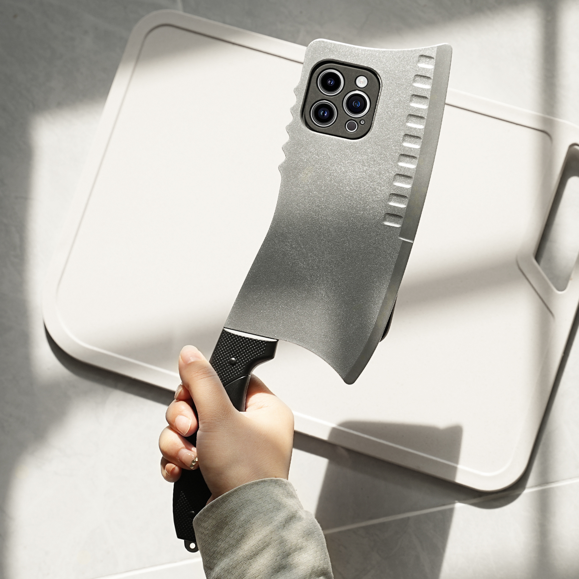 

Creative Kitchen Knife Mobile Phone Case