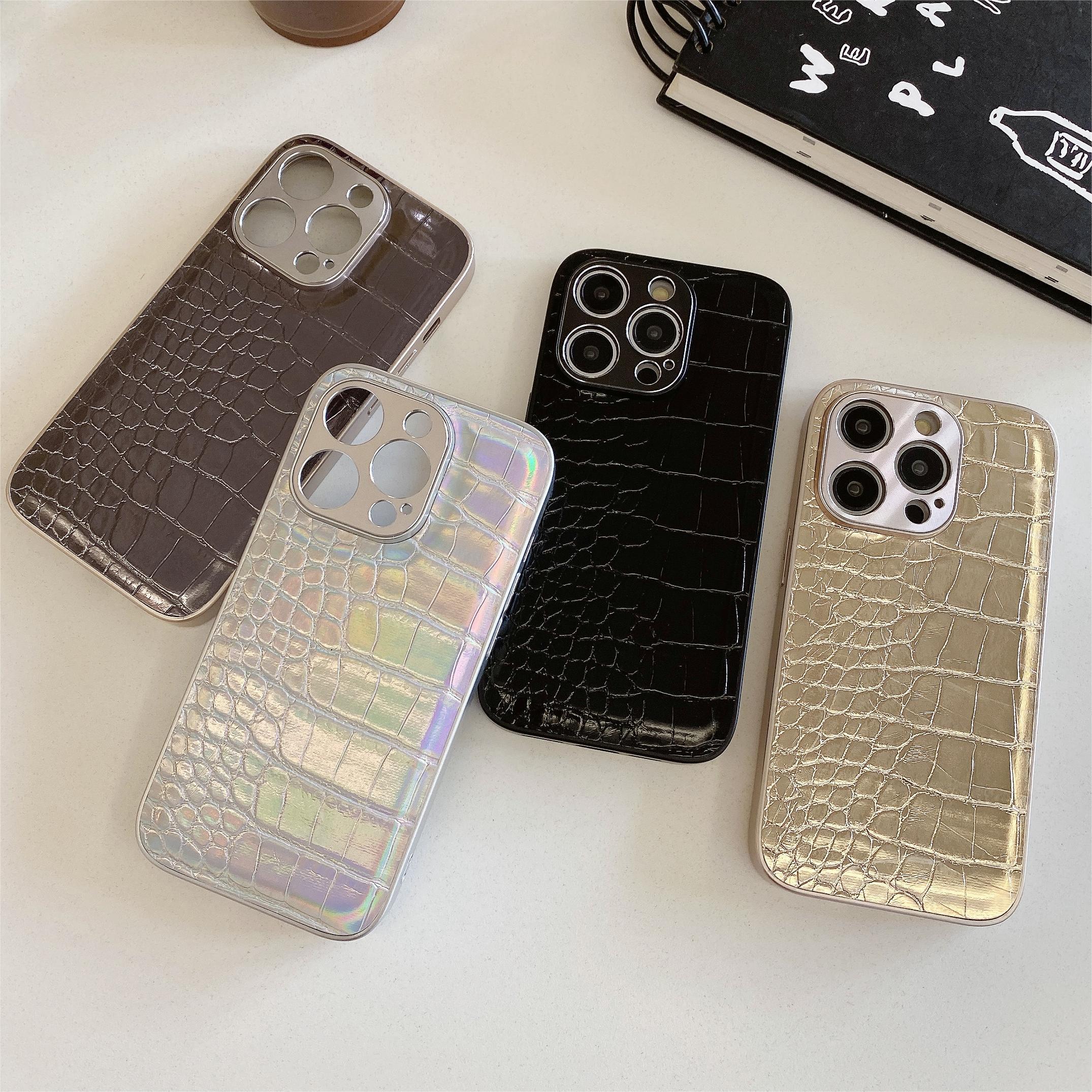 

Crocodile Pattern Tpu Phone Cases - Shockproof Full Body Protective Covers For Iphone X/xs/xr/11/12/13/14/15 Pro Max Plus Series