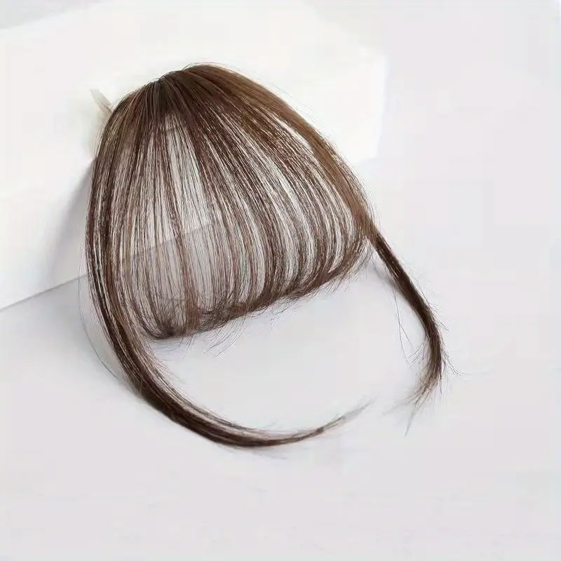 spring summer air bangs seamless wigs light thin bangs natural invisible seamless bangs for women with bangs cute sweet wig accessories for daily details 5