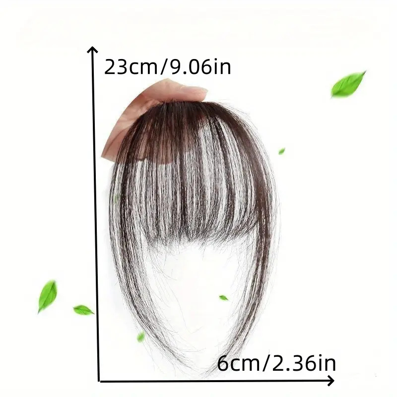 spring summer air bangs seamless wigs light thin bangs natural invisible seamless bangs for women with bangs cute sweet wig accessories for daily details 0