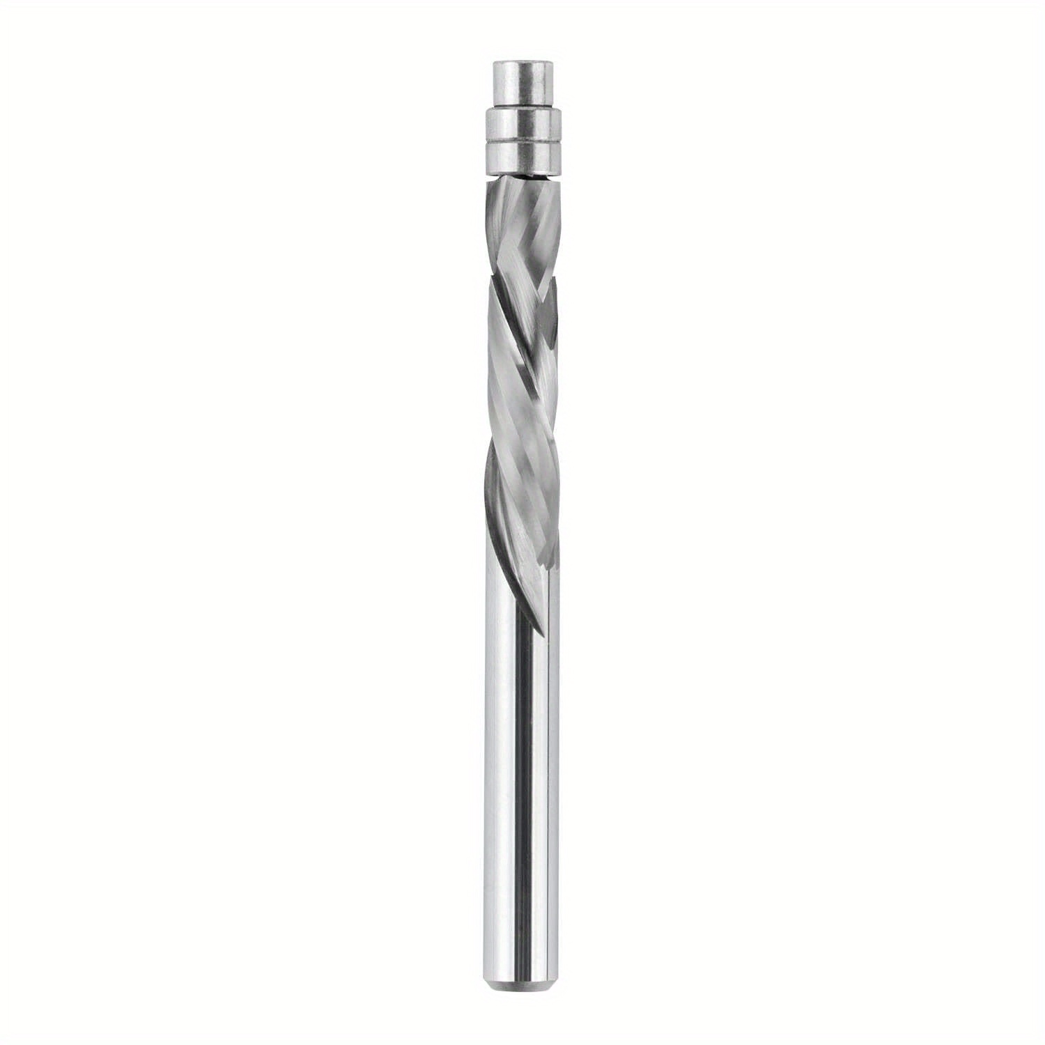 

Spetool W07006 Solid Carbide Flush Trim Spiral 1/4" 1/4" Shank X 1-1/8" Cutting Length X 3" Extra Long Router Bit